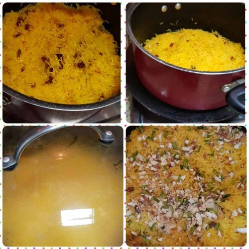 How to make zarda (step by step photos)