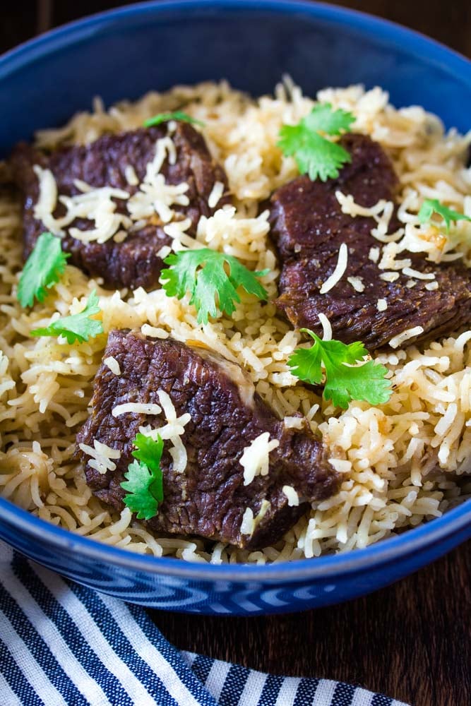 Beef Yakhni Pulao - I Knead to Eat