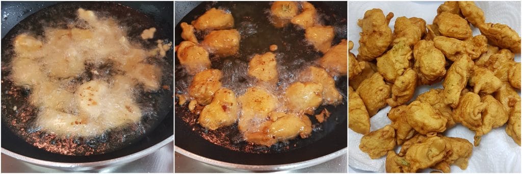 How to fry chicken pakora 