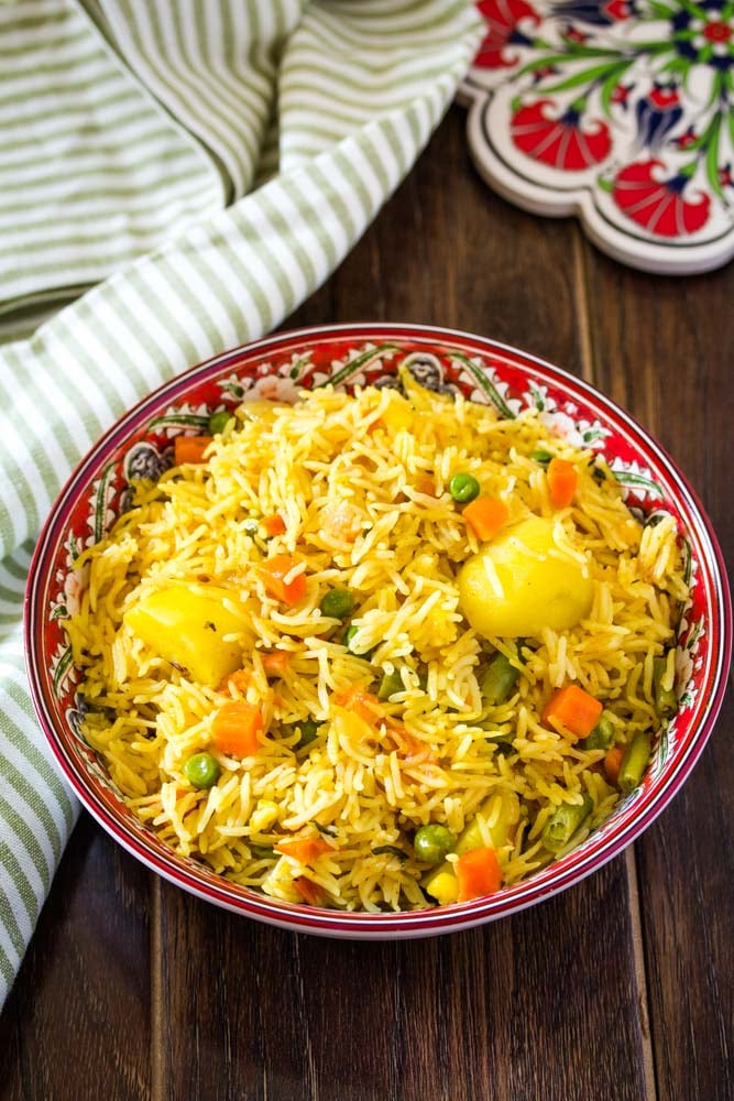instant pot tehri rice