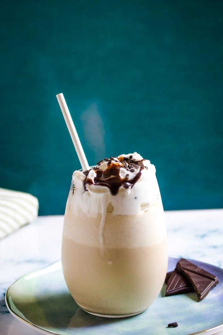 Cold Coffee with Ice Cream Only 3 Ingredients Needed!