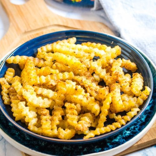 Easy Baked Masala Fries - Crispy & Spicy - I Knead to Eat