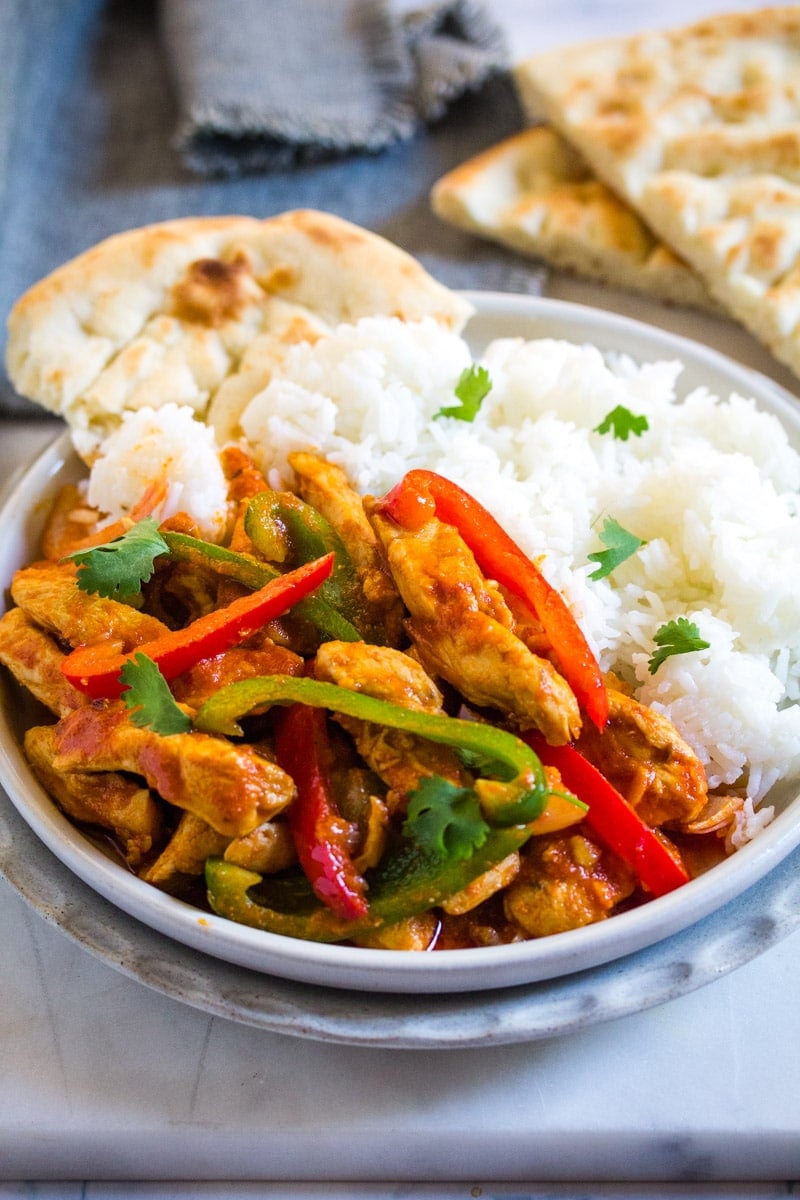 pakistani chicken jalfrezi