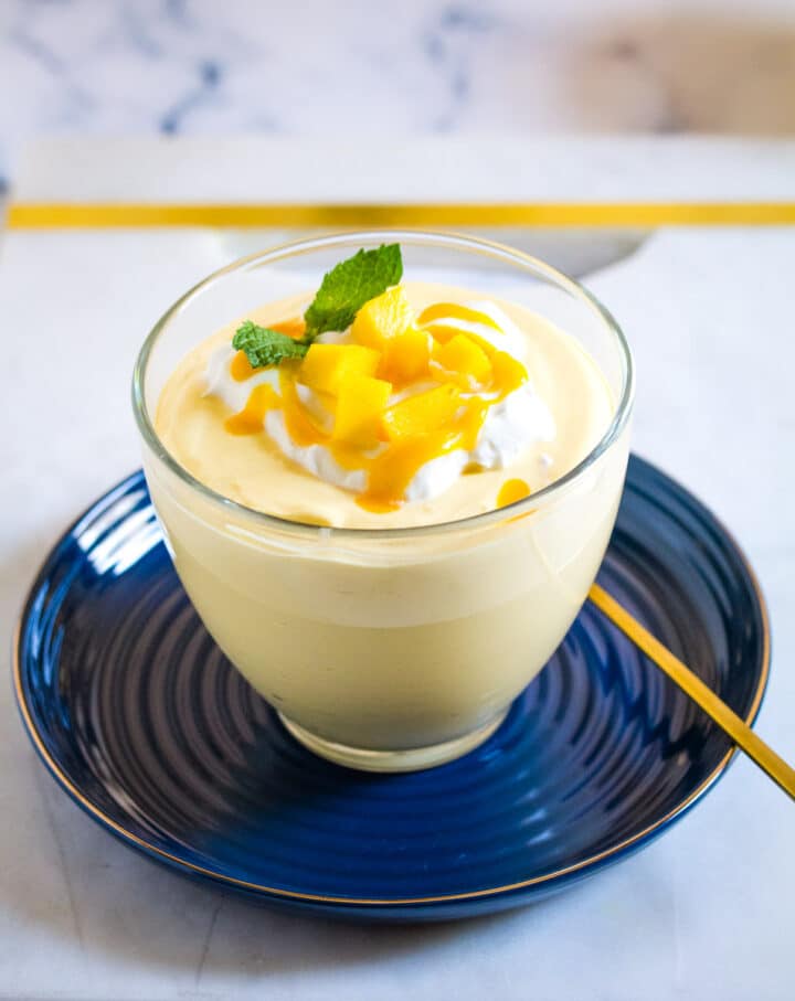 Easy Mango Mousse Recipe (With Step by Step Photos) - I Knead to Eat