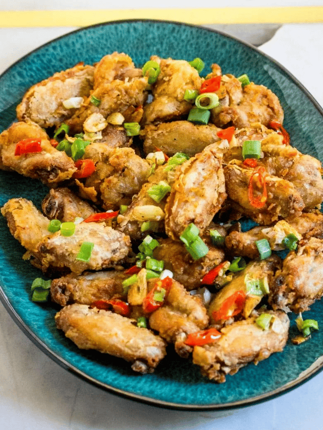 CHINESE SALT AND PEPPER CHICKEN WINGS STORY